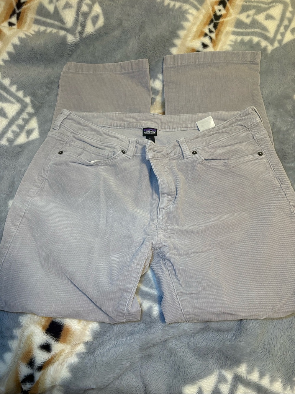Patagonia Men's Light Gray Corduroy Relaxed Jeans
